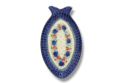 E18 Bunzlau groot Visbord 35x20cm 3264X Serveerschalen